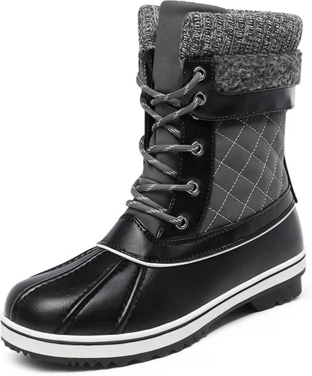 NWT ~ Women's Mid-Calf Winter Duck Boots ~ Waterproof Insulated Adjustable ~ 6